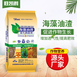 厂家直供羊鸡粪生物有机肥油渣菌肥海藻微生物后劲大抗重茬