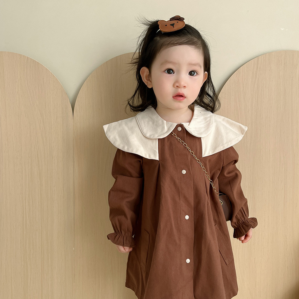 女宝宝春装韩版学院风婴幼儿春秋款洋气套装