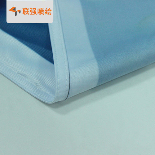 深圳数码喷绘公司制作热转印彩易展画面热转印经遍布拉网展架布