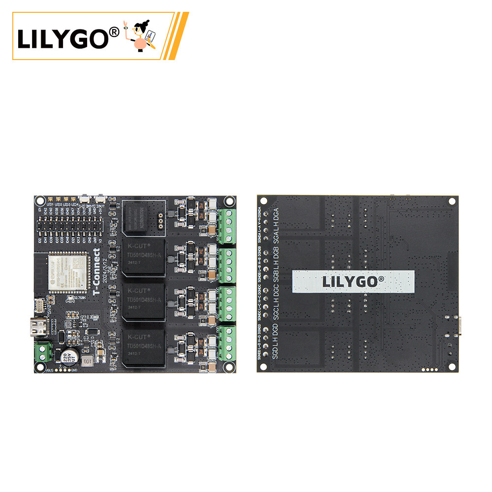 LILYGO® T-Connect ESP32-S3 RS485/CAN支持2.4Ghz WiFi 蓝牙 5