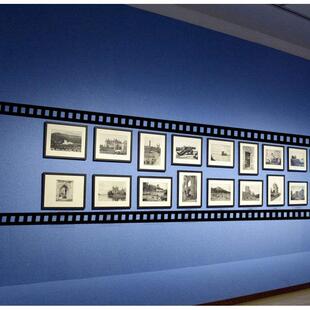 摄影影视题材墙贴 影楼传媒公司胶片条贴纸 防撞腰线踢脚线贴纸1