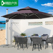 户外伞庭院遮阳伞加粗骨架超大号罗马伞大型室外露台摆摊大太阳伞
