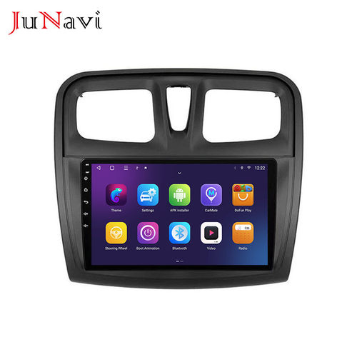 热销跨境商品导航雷诺sandero海外版14-17款安卓大屏车载中控适用