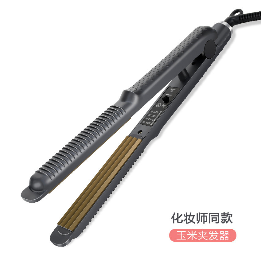 源头厂家电夹板烫发直发器玉米须卷离子烫电卷棒直卷发器两用