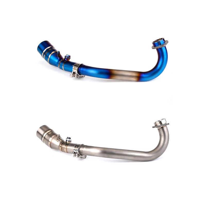 适用于XMAX300X-MAX300改装前段排气不锈钢/钛合金前段17-23年
