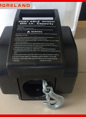 dc12v电动绞盘绞盘汽车越野车便携小绞盘拖车5000磅  船用绞盘