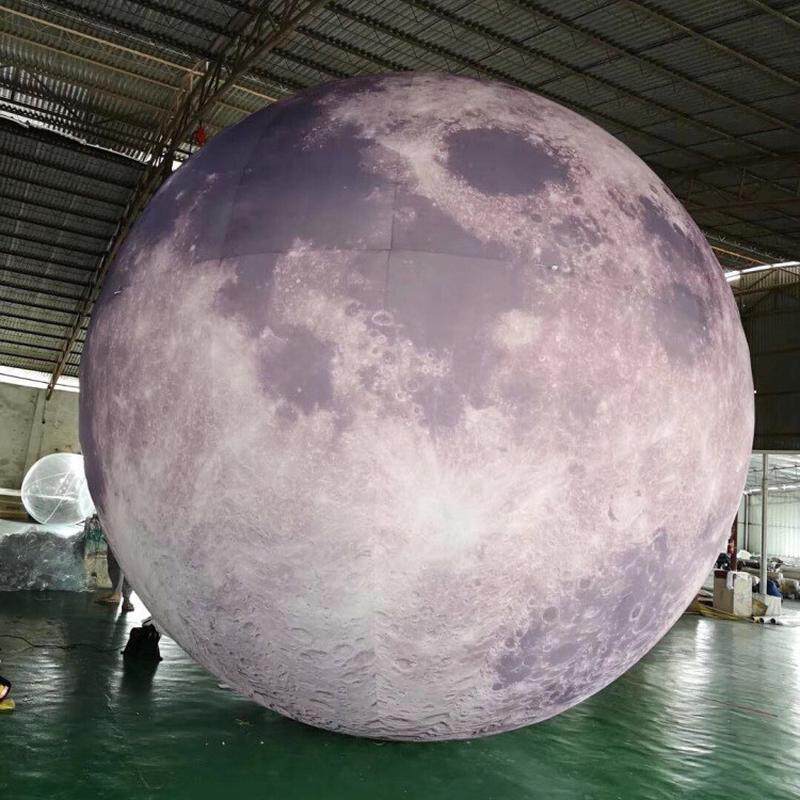 充气星球气模闭气光球pvc升空装饰落地球充气球led灯充气广告球