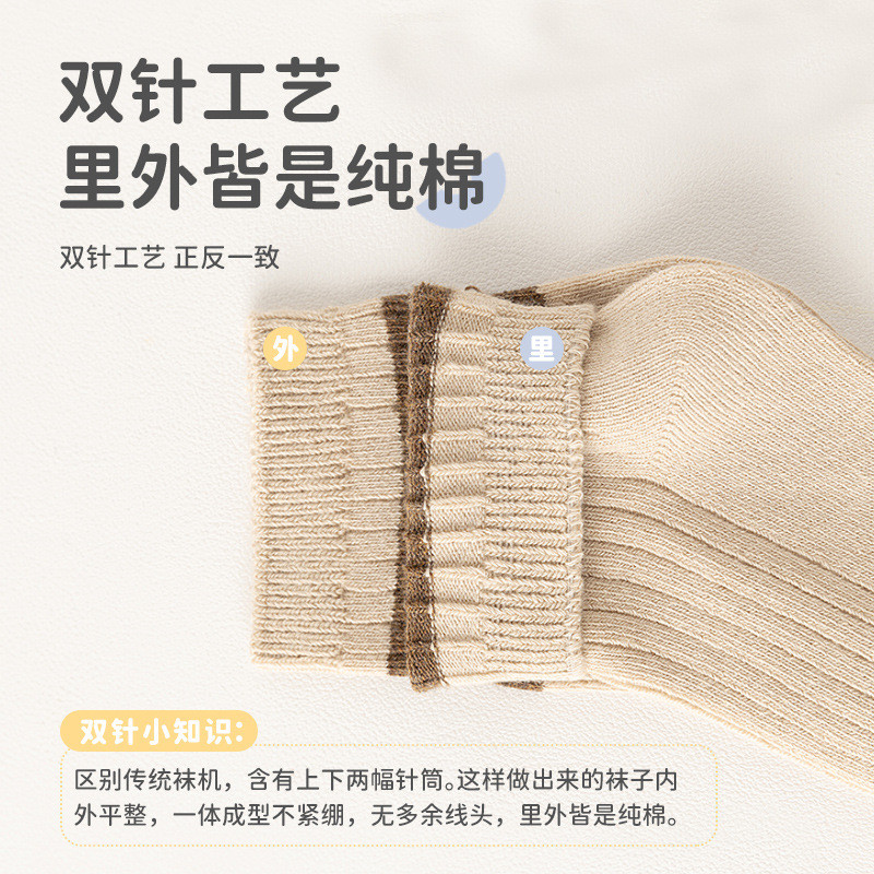 2024夏季薄款儿童袜子无骨松口透气宝宝袜女童夏季袜子纯棉A类