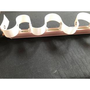 成品蛇形帘直轨等间距波浪式线珠布带褶皱窗帘轨道滑轨美欧