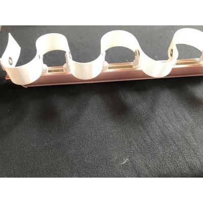 成品蛇形帘直轨等间距波浪式线珠布带褶皱窗帘轨道滑轨美欧
