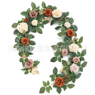 新款仿真人造桉桌子条用于婚礼树花装饰户外厂家供货