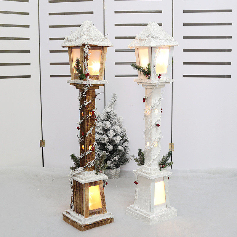 圣诞节装饰品木质发光路灯大型摆件酒店商场大堂门迎摆饰场景布置,办公设备/耗材/相关服务,3D打印机配件,淘宝优惠券,粉丝福利购,淘宝优惠卷