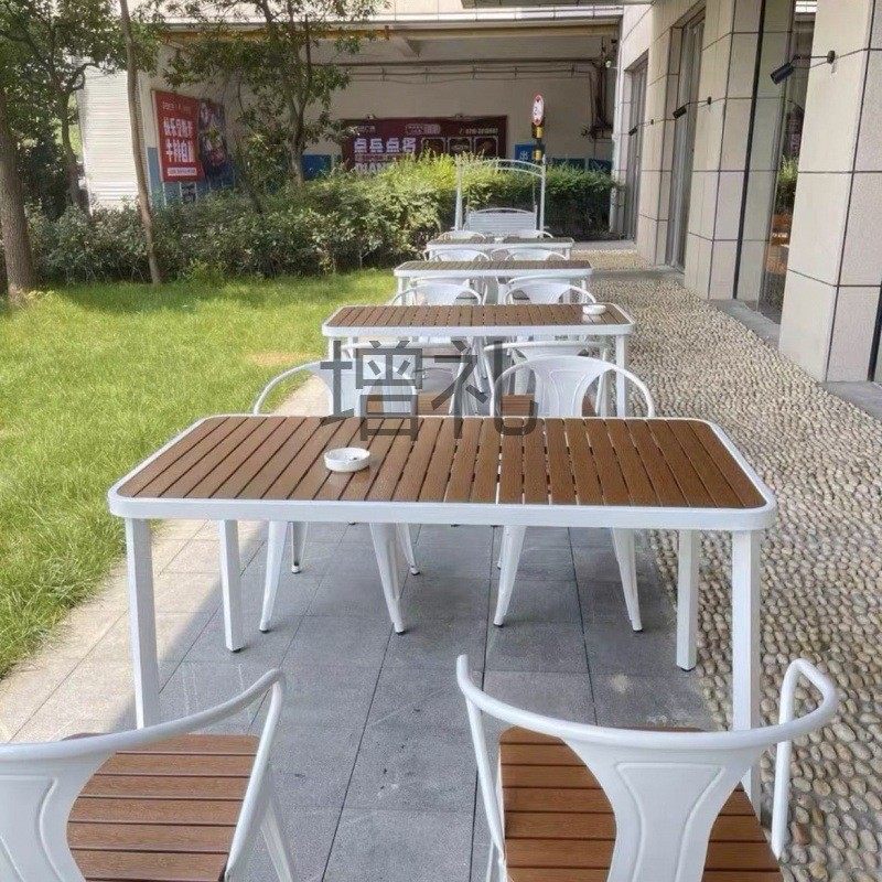 室外夜市户外桌椅啤酒饮料桌子餐厅奶茶店露天阳台铁艺塑木餐桌椅,办公设备/耗材/相关服务,3D打印机配件,淘宝优惠券,粉丝福利购,淘宝优惠卷