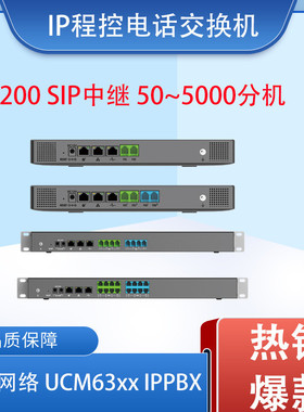 IP程控电话交换机 潮流网络UCM 6300A/6302A/6304A/6308A IPPBX