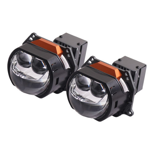 SANVI新款高亮畅销3寸64W5500KA11S方形LED双光透镜大灯改装