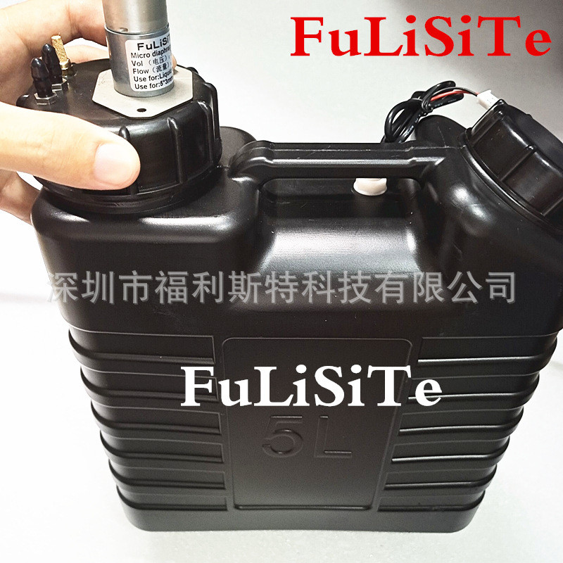 UV墨壶UV平板机写真机打印机墨瓶5L大墨桶墨水瓶配件带搅拌墨盒
