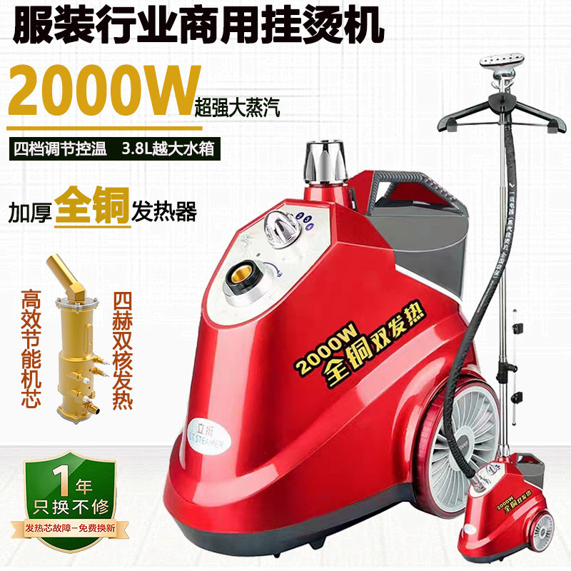 一挺立挺全铜机芯大功率挂烫机服装店窗帘店熨烫机烫斗机源头厂家