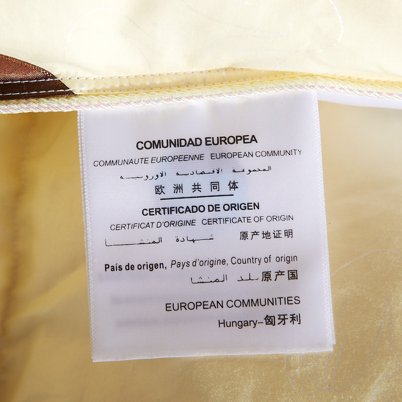 热销瑞士hilton&resorts酒店羽绒被95白鹅绒加厚冬被子母二合一春