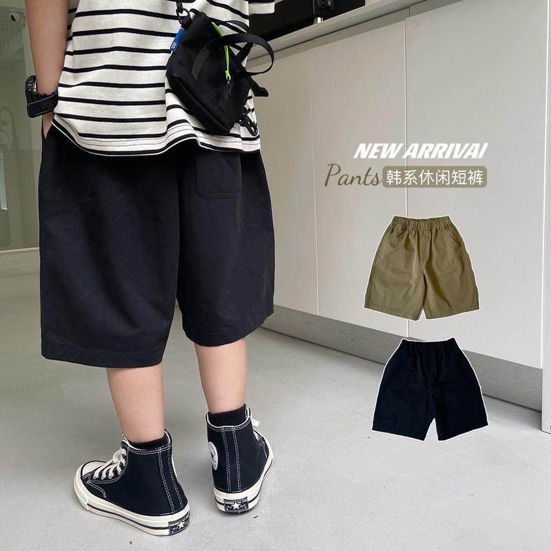 男童儿童夏薄款夏季2025新款男宝宝黑色五分裤男孩夏装潮,童装/婴儿装/亲子装,裤子,淘宝优惠券,粉丝福利购,淘宝优惠卷