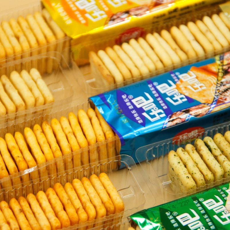 新货乐吧薯片50克非油炸膨化零食多口味混装休闲办公室零食品小吃