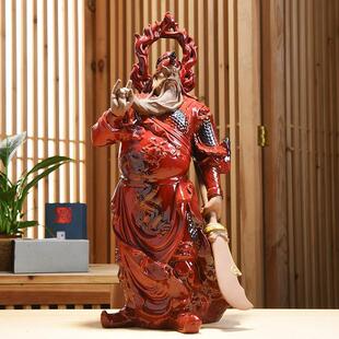热销曾国清文武财神关公财神爷关二爷像关羽神像店铺家居招财工艺