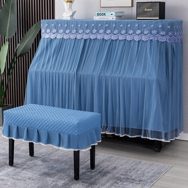 欧式钢琴罩蕾丝布艺钢琴罩全罩钢琴罩欧式半罩套田园防尘罩琴凳罩,收纳整理,按摩椅防尘罩,淘宝优惠券,粉丝福利购,淘宝优惠卷