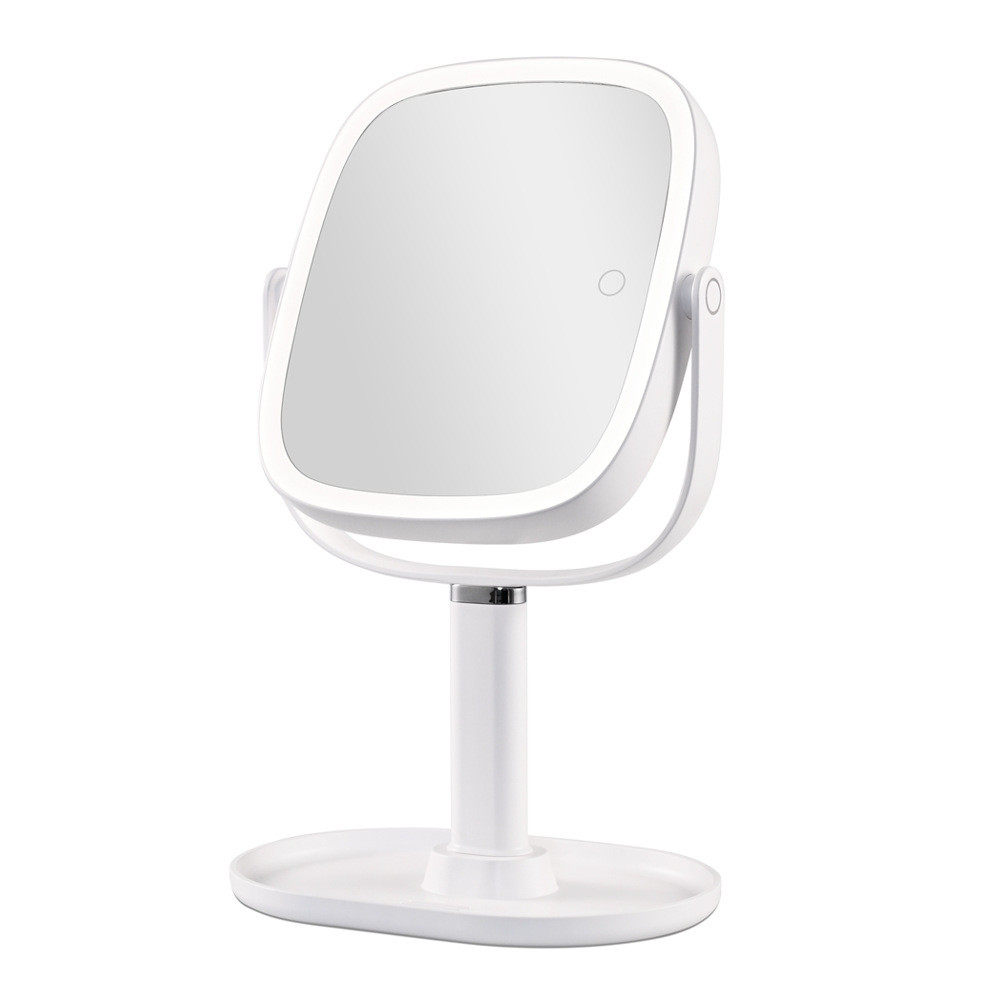 台式led灯智能美妆梳妆镜桌面放大旋转镜子网红10倍双面化妆镜,家庭/个人清洁工具,随身化妆镜,淘宝优惠券,粉丝福利购,淘宝优惠卷