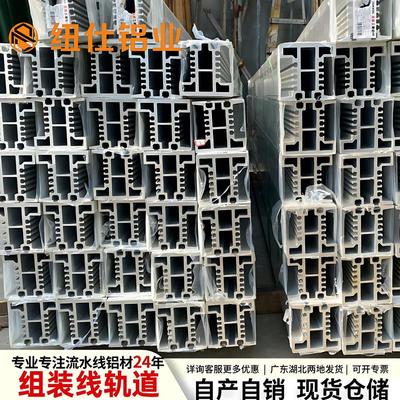 纽仕铝型材地轨天轨95135/120120/110110/110124滑轨生产线