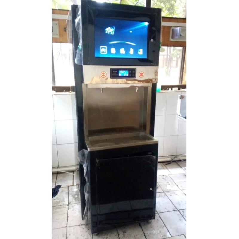 RO直饮水机带多媒体播放器反渗透直饮水机商用温热型饮水机