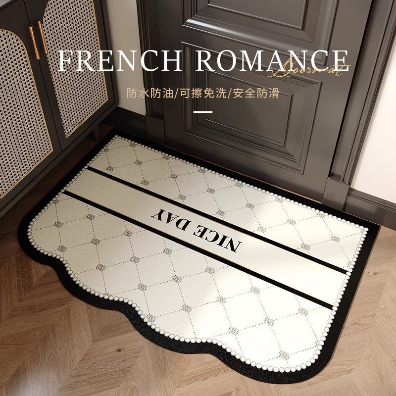 法式入户地垫2024新款pvc可擦免洗地毯门垫进门口耐脏易打理脚垫,居家布艺,家用脚垫,淘宝优惠券,粉丝福利购,淘宝优惠卷
