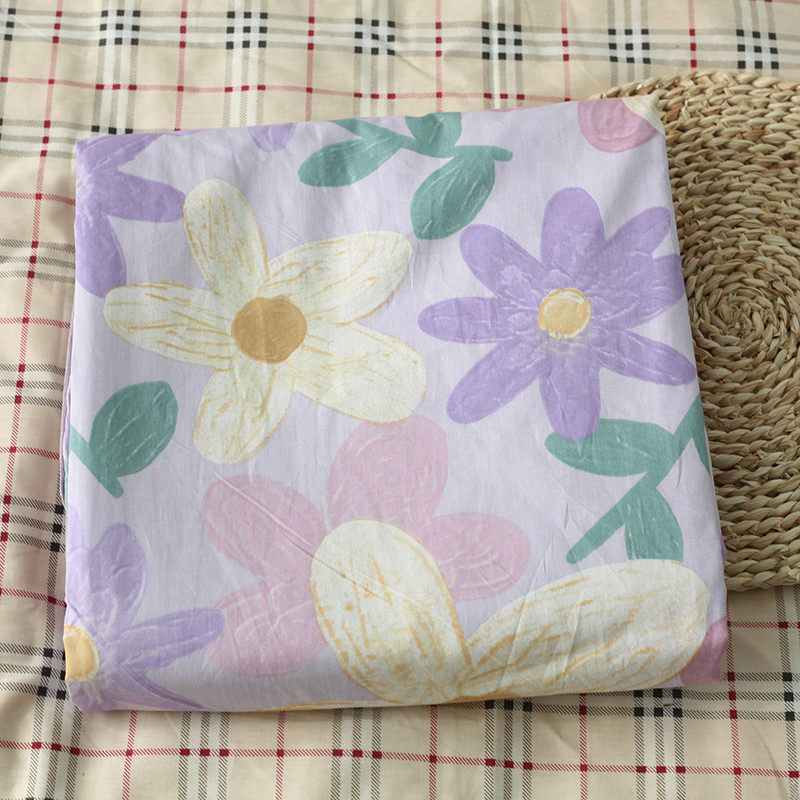 EQ4F花朵100％纯棉斜纹单件床单单人学生被单花卉床笠床上用,标准件/零部件/工业耗材,车间地垫,淘宝优惠券,粉丝福利购,淘宝优惠卷