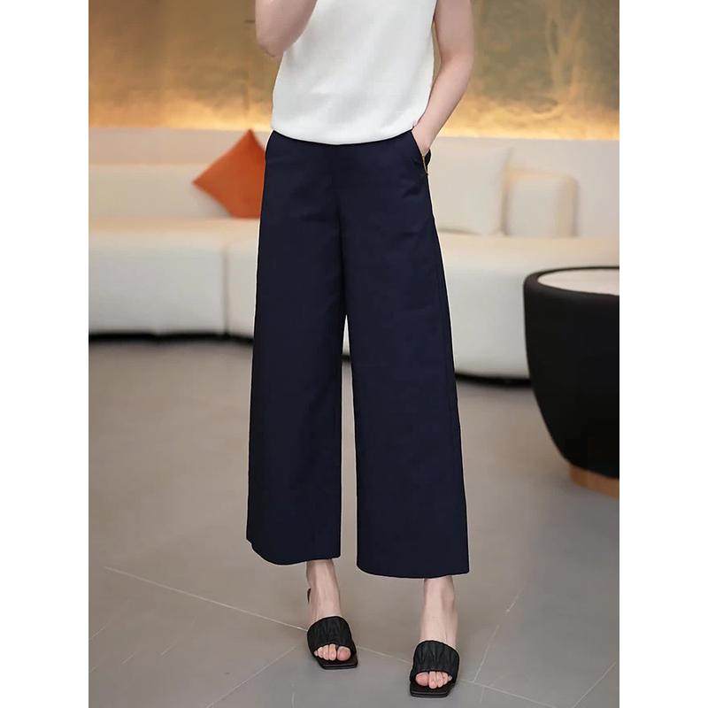 夏季薄款宽松百搭女大码胖mm梨型身材气质显瘦阔腿,女装/女士精品,大码裤装,淘宝优惠券,粉丝福利购,淘宝优惠卷
