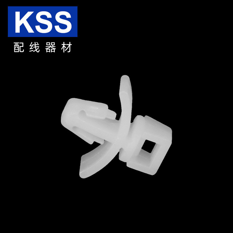 kss插销式飞phc-4固定座机头扎带固定座线卡扣线路线缆扎线扣进口