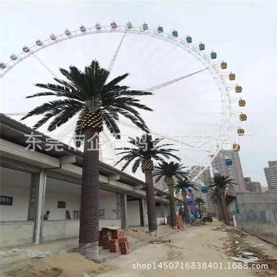 热销仿真加拿利海枣树 人造海枣树假树 展览树景区游乐场树景观大