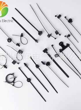 汽车扎杉树带带头和圆盘的固定扎带156-01464/t50rftoval-a