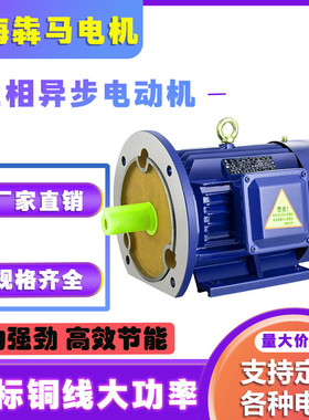 热销工厂批发全铜芯电机ye3-160l-8极7.5kw三相低速电动机380v50h