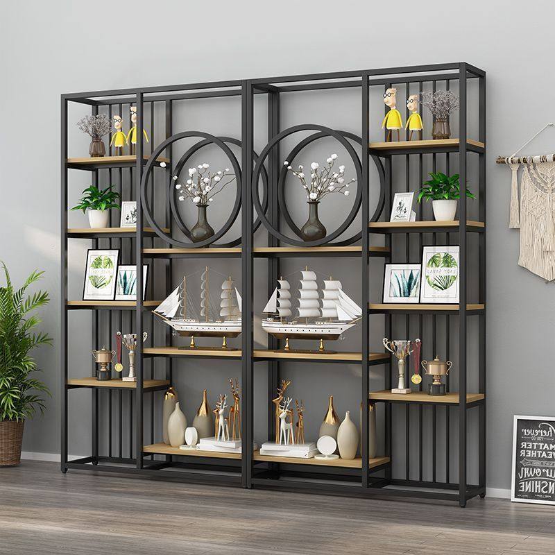 铁艺镂空隔断新款置物架玄关屏风书架办公室装饰柜落地多层展示柜,包装,铜版纸,淘宝优惠券,粉丝福利购,淘宝优惠卷