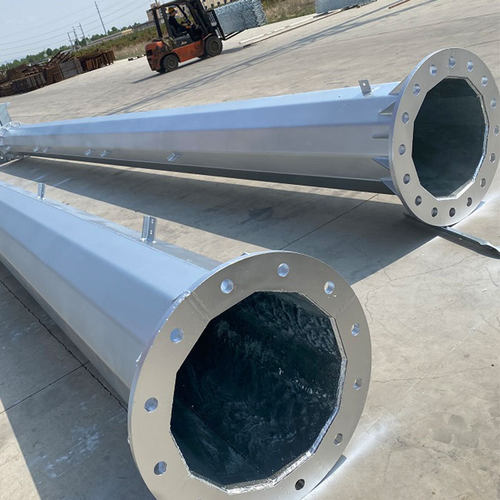 热销输电电力钢杆110kv跨河架线钢杆钢管电力热镀锌变电站架构