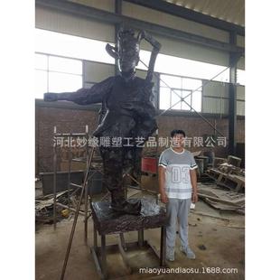 戏院商场美陈生旦净末丑雕塑京剧人物铜雕像粤剧脸谱造型