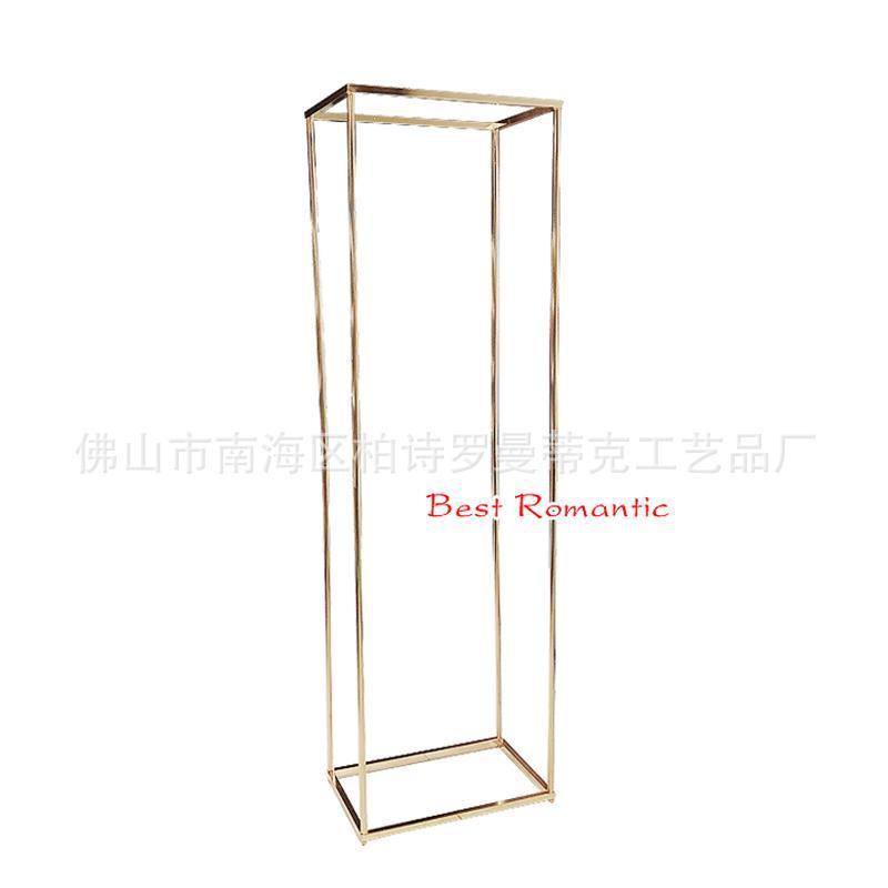 热销婚礼场景道具婚庆装饰摆件宴会主入口迎宾区背景架长方体花架