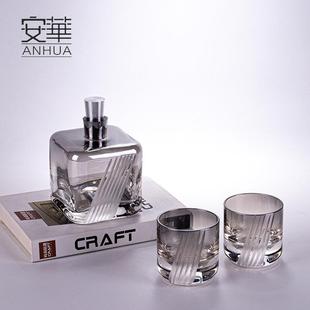 高级醒酒器分酒壶酒杯家用现货 安华高端艺术玻璃酒具酒杯套装