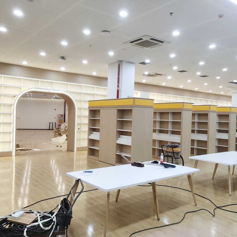 学校图书馆书架展示柜接待室书柜置物架阅览室图书绘本陈列贵宾