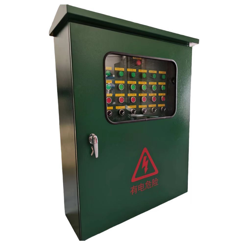 配电箱市政户外防雨景观花园园林时控光控控制路灯成套绿色配电箱