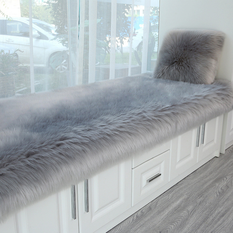 飘窗垫窗台垫长毛绒阳台垫子卧室网红榻榻米垫四季通用加厚彷羊毛