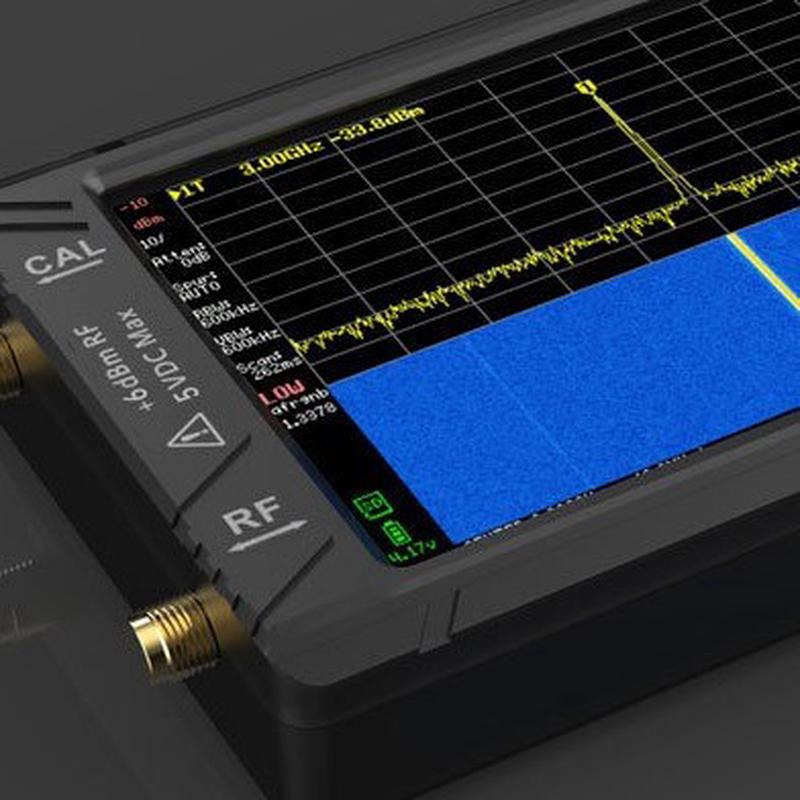 tinySA ULTRA 手持频谱分析仪4“触摸屏 100k-5.3GHz