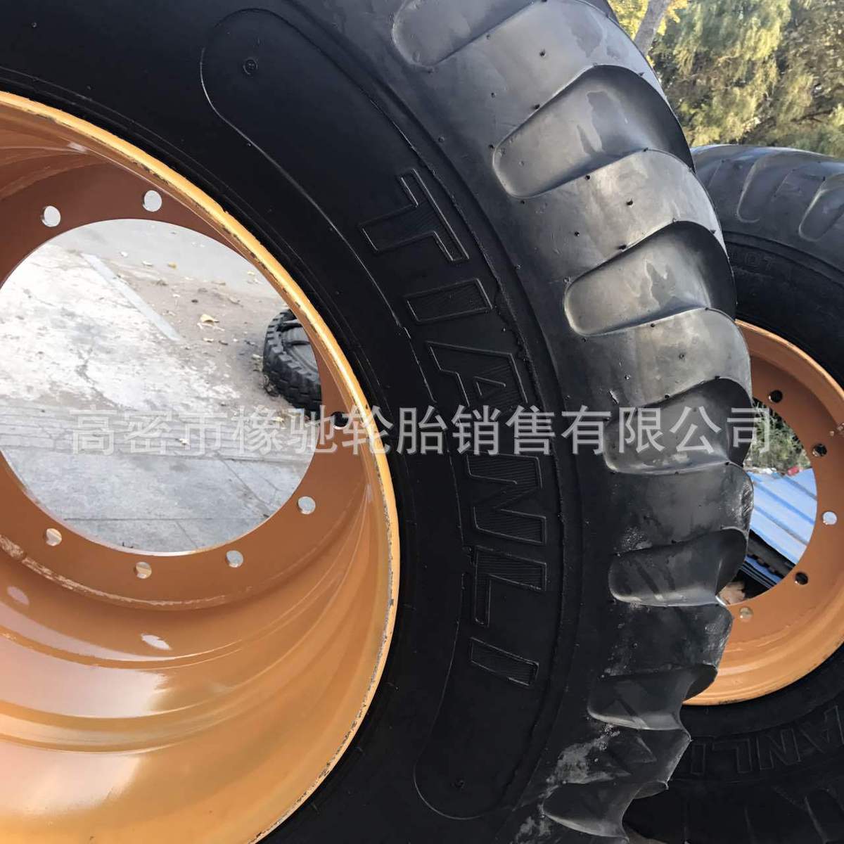 热销捆草机轮胎560/60580/65550/45r22.5宽拖车农用基轮胎可配钢