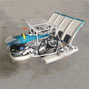 热销爆水稻农用自走式手扶秧苗种植机现货四行六行款插秧机