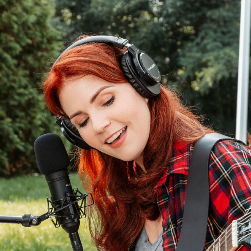 M-AUDIO HDH40 电脑手机通用游戏电竞学习降噪普通有线头戴式耳机