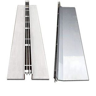 成品线性排水沟厂家304缝隙式水沟盖板不锈钢u型槽盖板线性排水沟