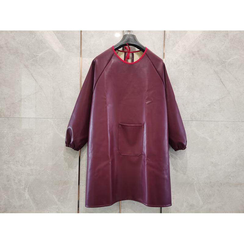 51npu皮革长袖防水防油软皮厚围裙厨房罩衣大人女围腰半身工作,家庭/个人清洁工具,围裙,淘宝优惠券,粉丝福利购,淘宝优惠卷